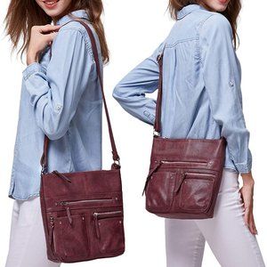 NWT Niso Crossbody Bag, Burgundy